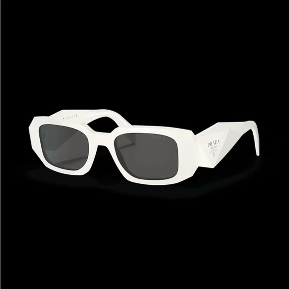 White Prada sunglasses SPR17W
